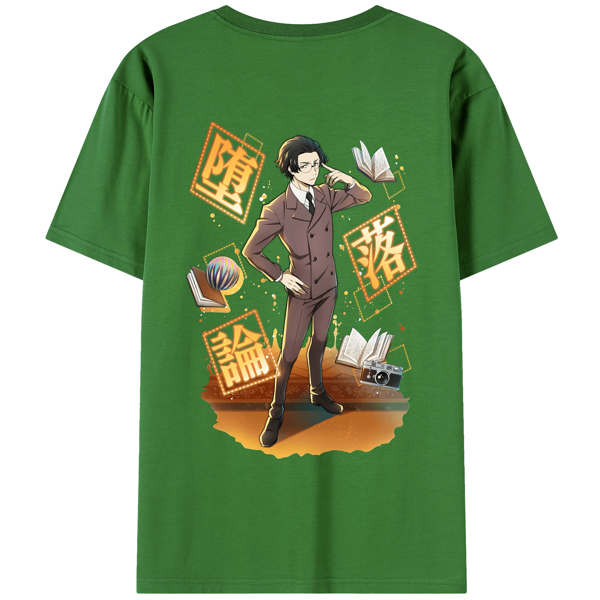 （画像用） 文豪ストレイドッグス Bungo Stray Dogs レディース半袖Tシャツ(バックプリント)